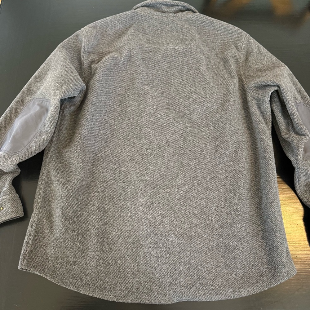 L.L. Bean Polyester Fleece Flannel Shacket Size Large - Picture 6 of 8